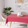 Stain-resistant Rectangular Tablecloth 160X270 Cm ALIX Raspberry, by Soleil d'Ocre