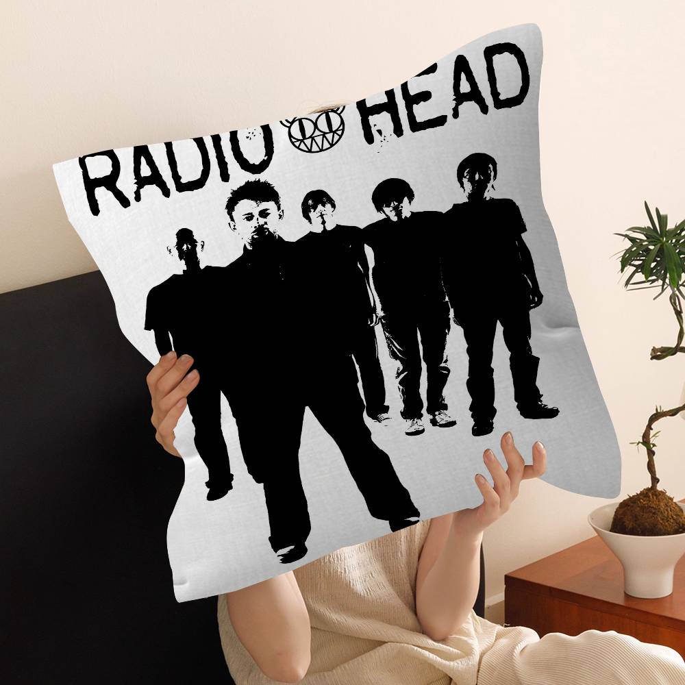 Арт-рок-группа Radiohead Кленовый дизайн Наволочка Счастливый Осенний Урожай Декор Праздничный Декор Наволочка