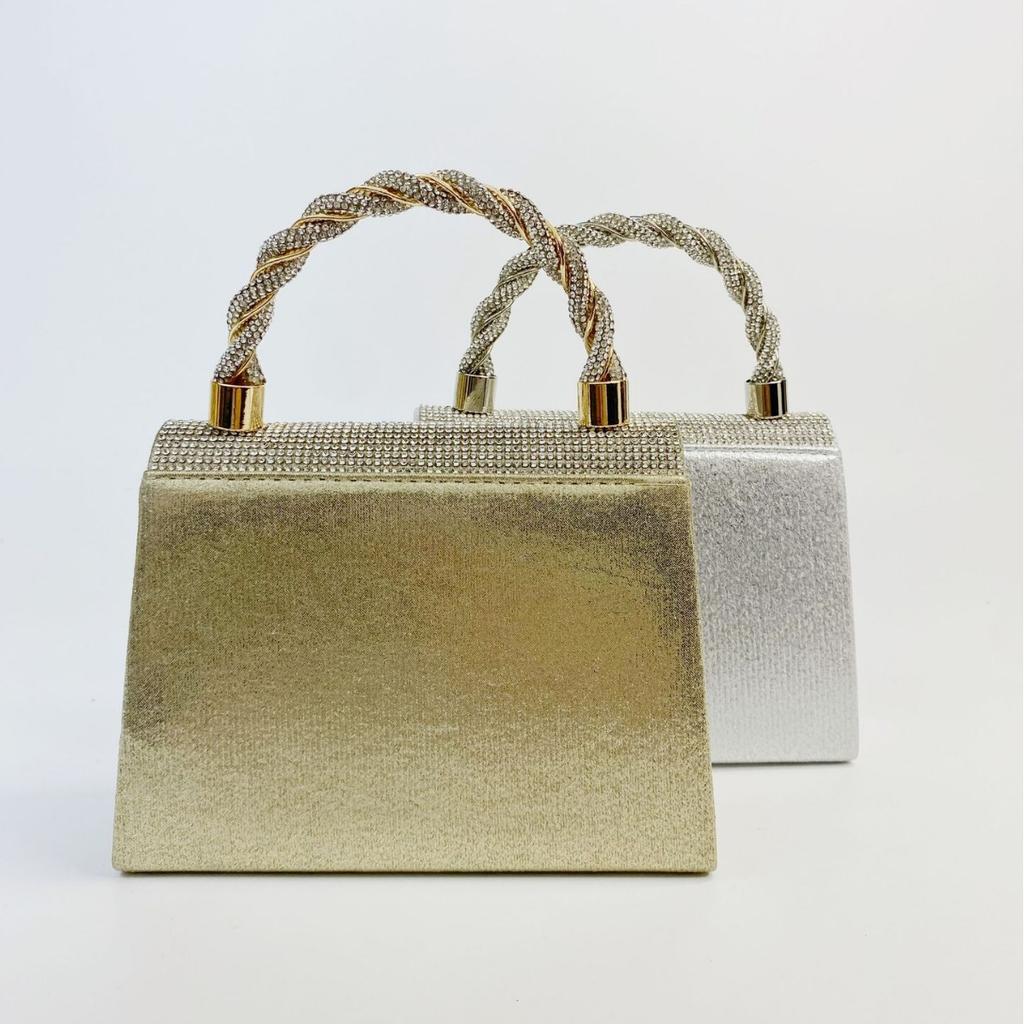 Сумки Сумки для ужина 2024 Новые блестки Алмазные сумки Дамы Платье Свадьба Подружки невесты День рождения Цепь