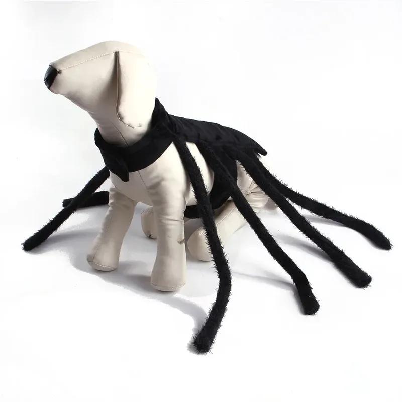 Small Medium Large Dogs Pet Accessory Halloween Funny Dress Up Cat Clothings Halloween Pet Costume Black Spider Cosplay Costume