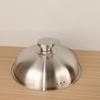 with Lid Food Steam Plate Rustproof Kitchen Steamer Holder Flying Saucer Steaming Tray  Cooking