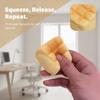 Липкая имитация хлеба Фиджет-игрушка Медленно восстанавливающаяся 9-ячеистая Мини-игрушка для детей Подростков Домашняя игра Снятие стресса Подарок