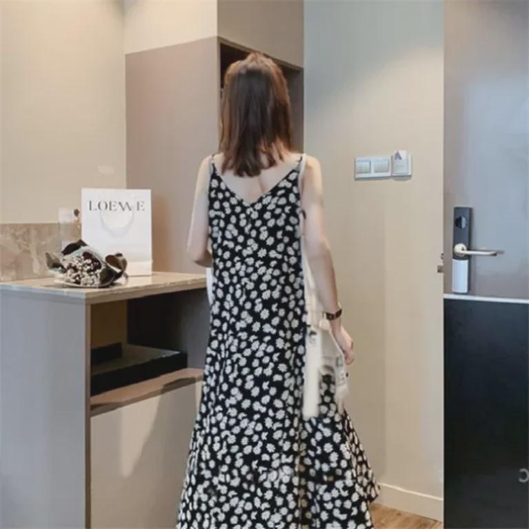 Daisy Floral Fairy Slim Suspender Dress for Girls