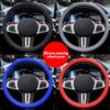 Car Silicone Steering Wheel Cover Elastic Glove Cover Texture Multi Color Universal Auto Decoration Covers Interior Accessories