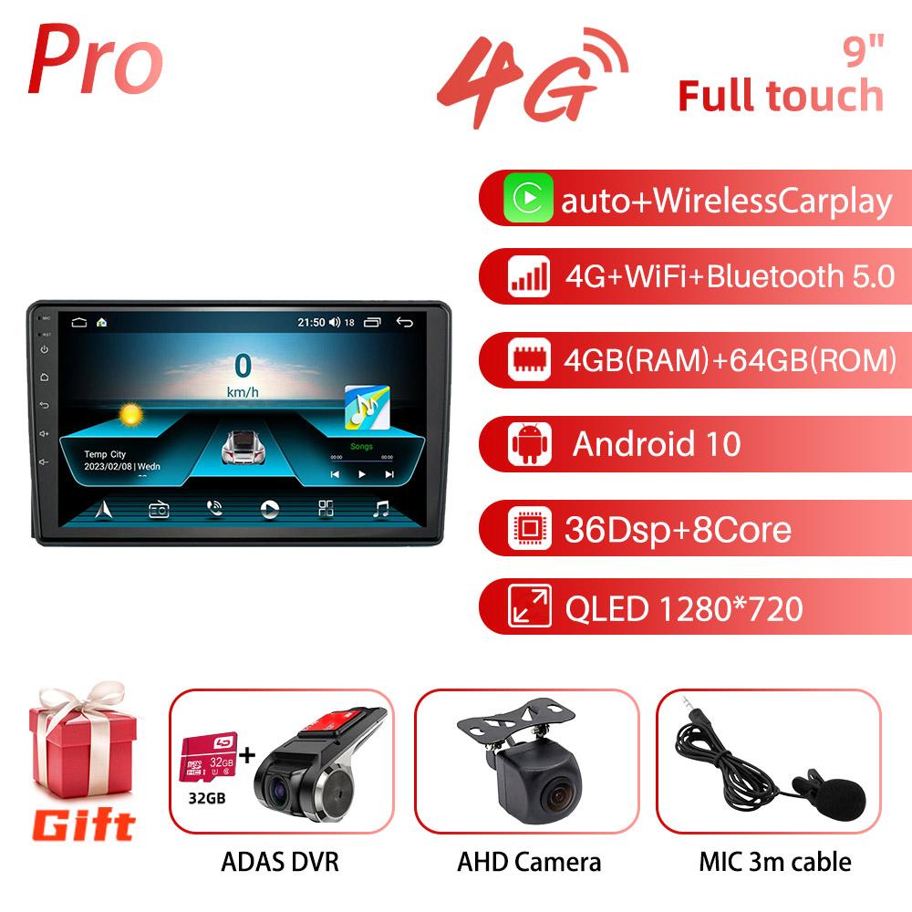 2 Din Android Radio Car GPS Navigation for Ford New Transit 2009-2019 Head Unit Autoradio Multimedia Player Stereo Audio Auto