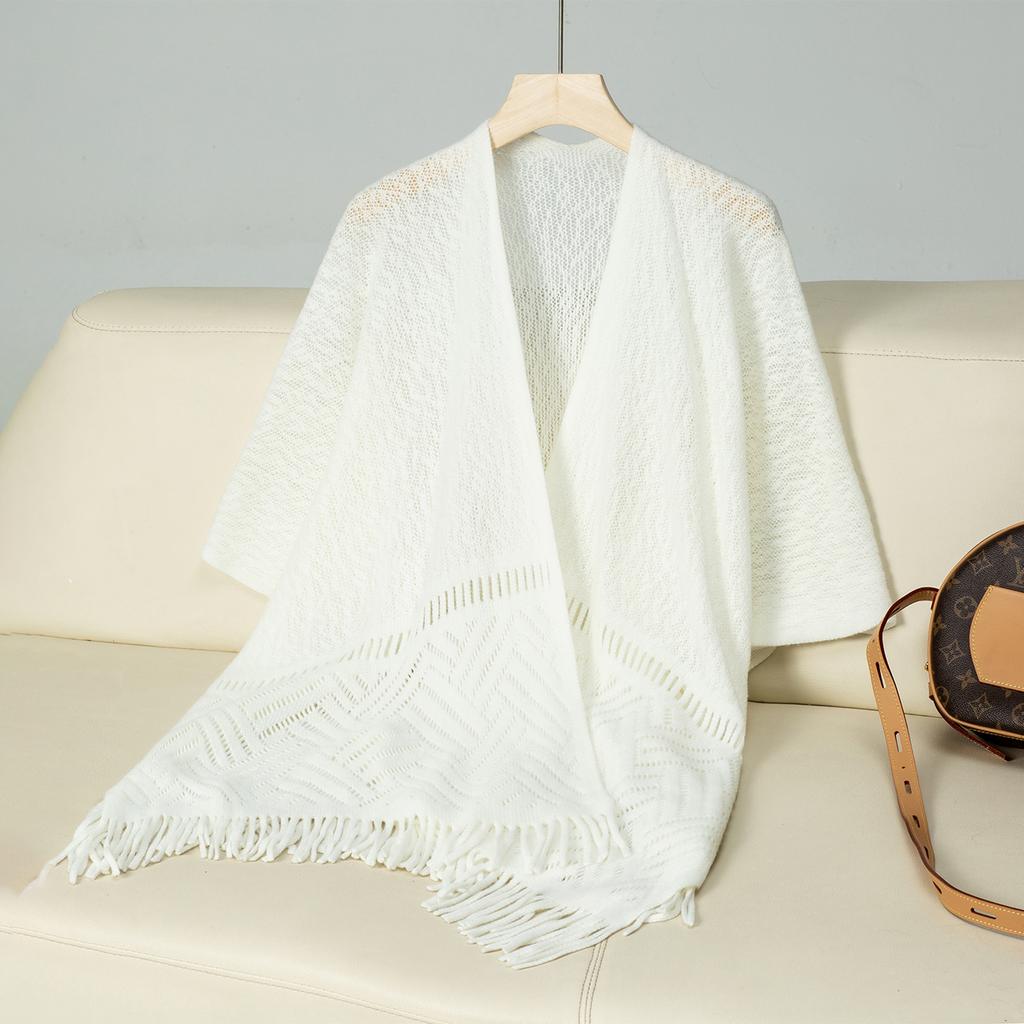 Осень и зима Женский однотонный свободный кардиган с рукавами «летучая мышь» с перекрестными краями Трикотажный свитер с V-образным вырезом