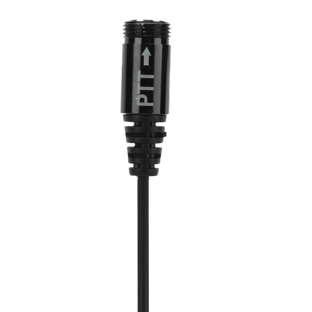Motorcycle Earpiece Mic 2 Pin PTT Black Bike Helmet Headset Microphone for Kenwood 2 Way Radio