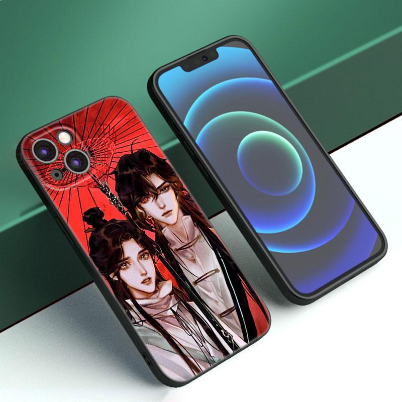 Чехол Heaven Official's Blessing для телефона Apple iPhone 12 13 Mini 11 14 15 Pro Max 7 8 Plus X XR XS SE 2020 2022, черный чехол