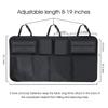 Car Trunk Organizer Adjustable Backseat Storage Bag Net High Capacity Multi-use Oxford Automobile Seat Back Organizers