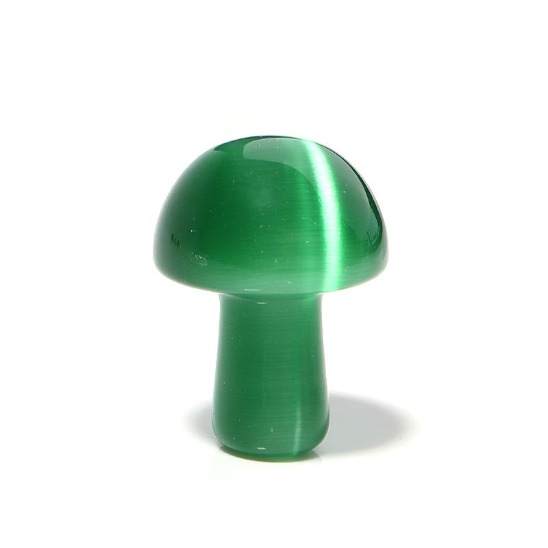 5Pcs/Lot 20×15mm Cat's Eye Beads Colorful Mushroom Shaped Nonporous Accessories For Jewelry Production Diy Charm Pendant