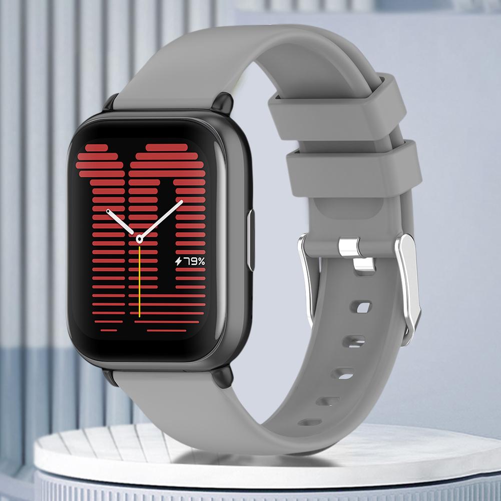 20mm Silicone Strap Quick Release Smart Watch Band Soft for Amazfit Bip 3 Pro/Bip 3/ Bip U/Bip/Bip Lite for Huami Amazfit Active