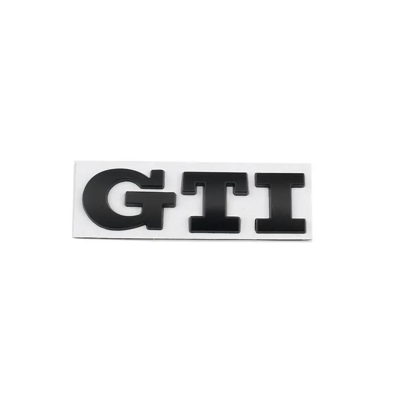 YKPSC1 Metal GTI Logo Car Rear Trunk Emblem Stickers Decals for Volkswagen VW Golf 5 6 7 Polo Jetta Tiguan Passat B5 GTD GTE MK8 Touran