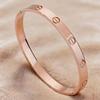 Stainless Steel Women's Bracelet with Diamonds and Four-Leaf Clover Studs - Non-fading, Cross-border Design.