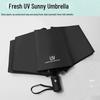 Женский складной зонт с защитой от ультрафиолета - защита от солнца и дождя с возможностью нанесения индивидуального логотипа