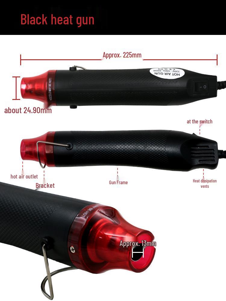 Сделай сам термопистолет для рукоделия: Идеально для термоусадочной пленки, полимерной глины, штампов и тиснения