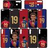 Для iPhone 16 15 X XR Samsung Galaxy S24 S23 Plus Xiaomi Redmi Note 13 12 11 Pro Max 14 OPPO Huawei чехол Football Sports NO19 Soccer NO 19 чехол для телефона