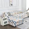 1 шт., чехол для дивана с волнистым узором для углового дивана, эластичный чехол для домашних животных, чехол для L-образного дивана, подлокотник, секционный диван
