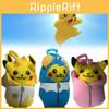 Bag Pikachu Sleep Plush Keychain Toy Pendant Stuffed Doll Gift Decorate