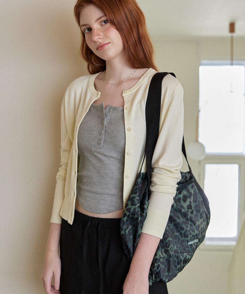 Романтичный леопардовый Boston Bag Swish (зеленый)