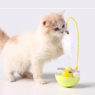 Новые игрушки для кошек, котята, интерактивный устойчивый к укусам проигрыватель, забавные перья, кошка, играющая в игрушку с кошачьей мятой, домашние кошки, упражнения для котенка