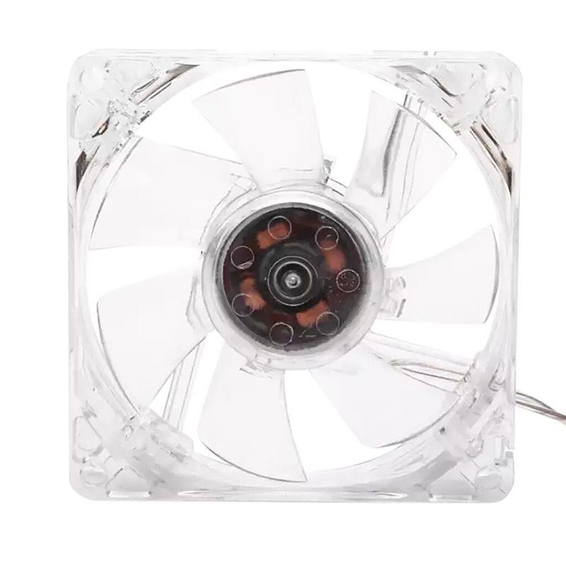 USB Fan 5V Air Cooling RGB Fan Cooler 8x8 12x12cm LED Light Mute PC Computer Fan with 100CM cable for Hamester Cage Fish Tank
