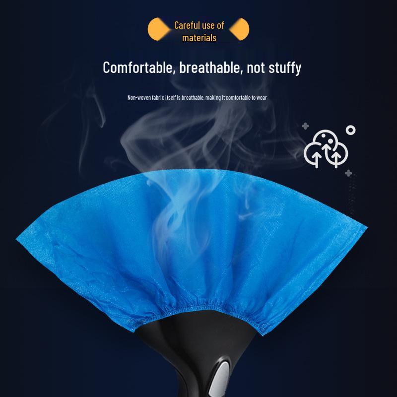 XL Утолщенные Нескользящие Нетканые Одноразовые Бахилы для Использования в Помещениях - Пыленепроницаемые Бахилы для Взрослых