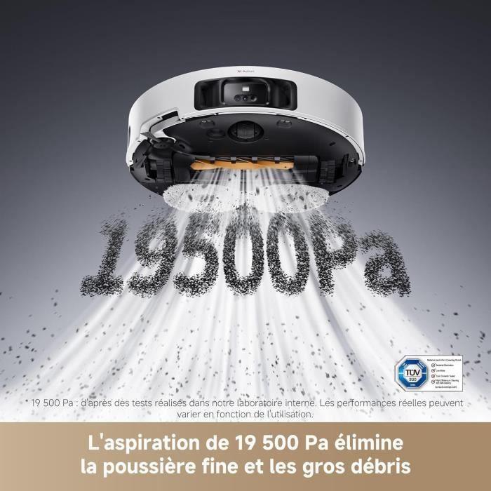 DREAME L50 Pro Ultra Robot Aspirateur Laveur avec Vidage Automatique - Nettoyage Auto des serpillières - Puissance 19 500 Pa