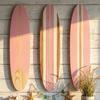 3PCS Ocean Surfboard Wall Hanging Hawaiian Style Beach Surfboard Sign  Festival Decor