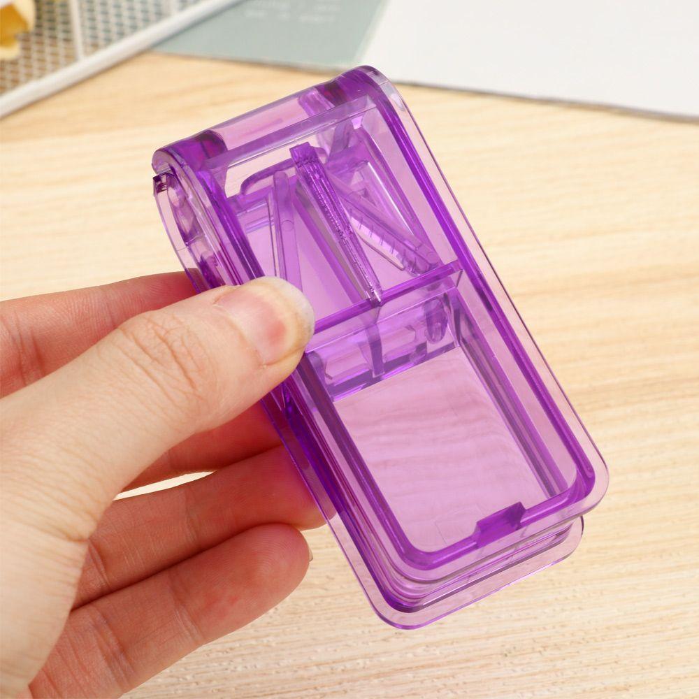Storage Medicine Slicer for Small or Large Multiple Pill Cutter Mini Pill Splitter Tablet Divider