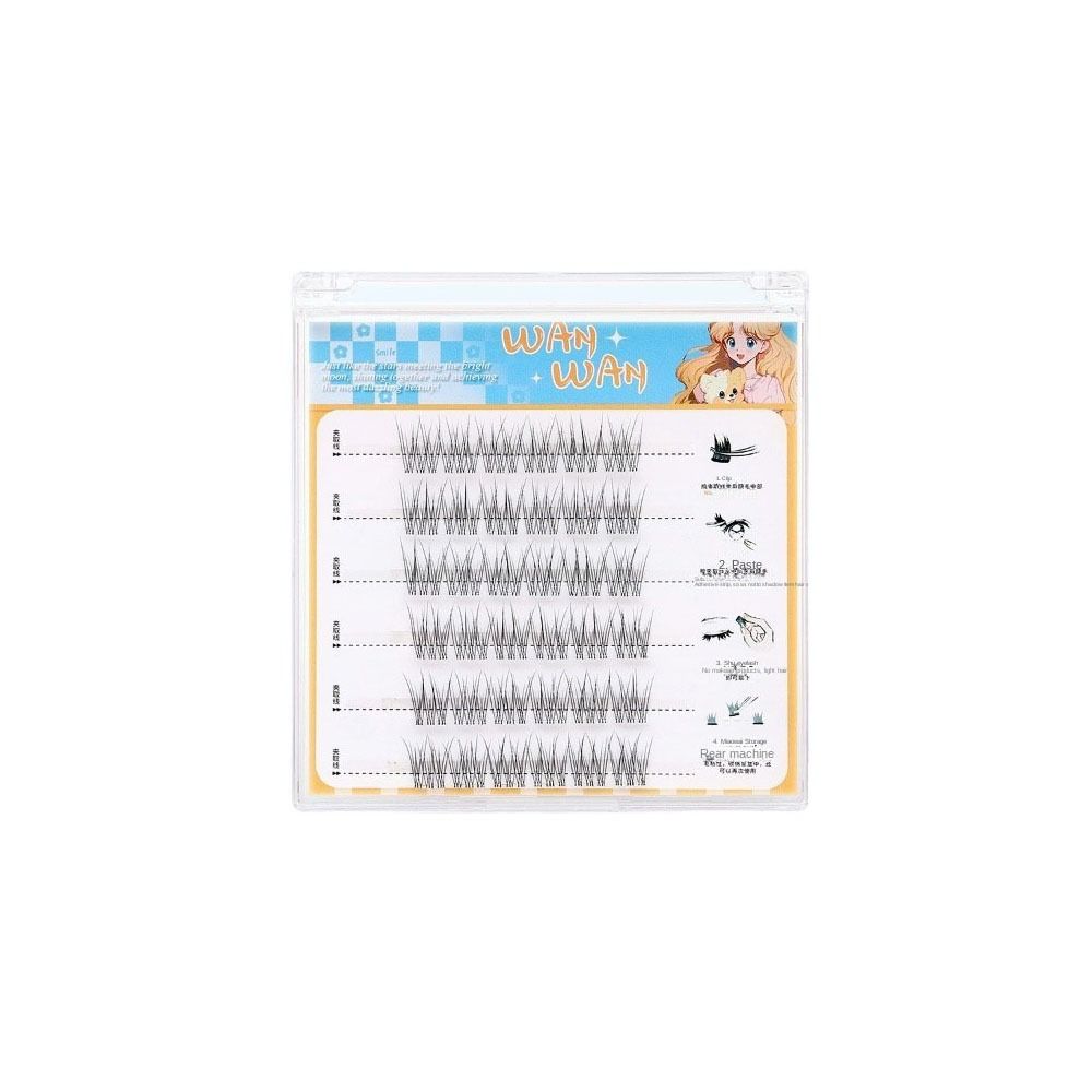 Sweet Self-adhesive Lash Clusters DIY False Eyelash Clusters Glue Free Fake Lashes  Makeup Tool