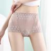 Сексуальные кружевные трусики с цветочным принтом, трусы с высокой талией, ажурные трусы, шорты для мальчиков большого размера, максимум 150 кг