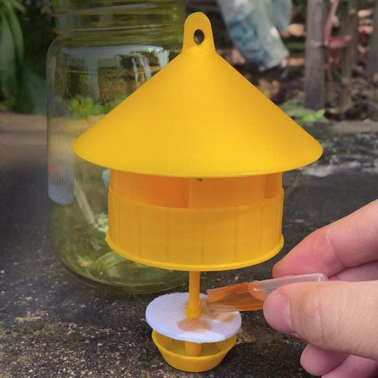 Ловушка для плодовой мушки Yousheng для улицы, подвесная ловушка для дрозофил, многоразовая банка-ловушка для фруктовых мушек, ловушка для дынной мухи для сада и огорода