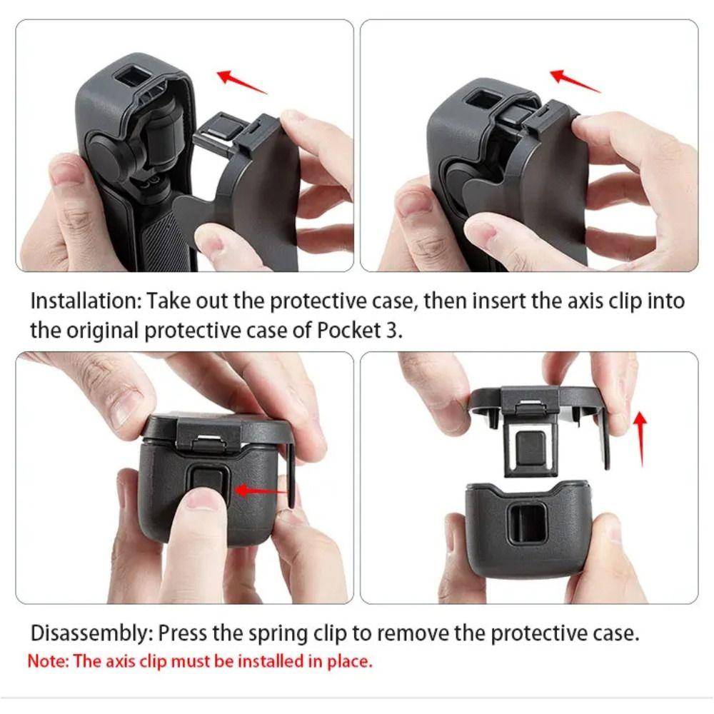 Оригинальная защитная крышка с быстросъемным креплением для экшн-камеры DJI Osmo Pocket 3