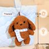 Induction Rhythm Piano Teddy Dog Keychain Plush Doll Ear Touch Sound Music Toys Lop-eared Rabbitcouples Pendant
