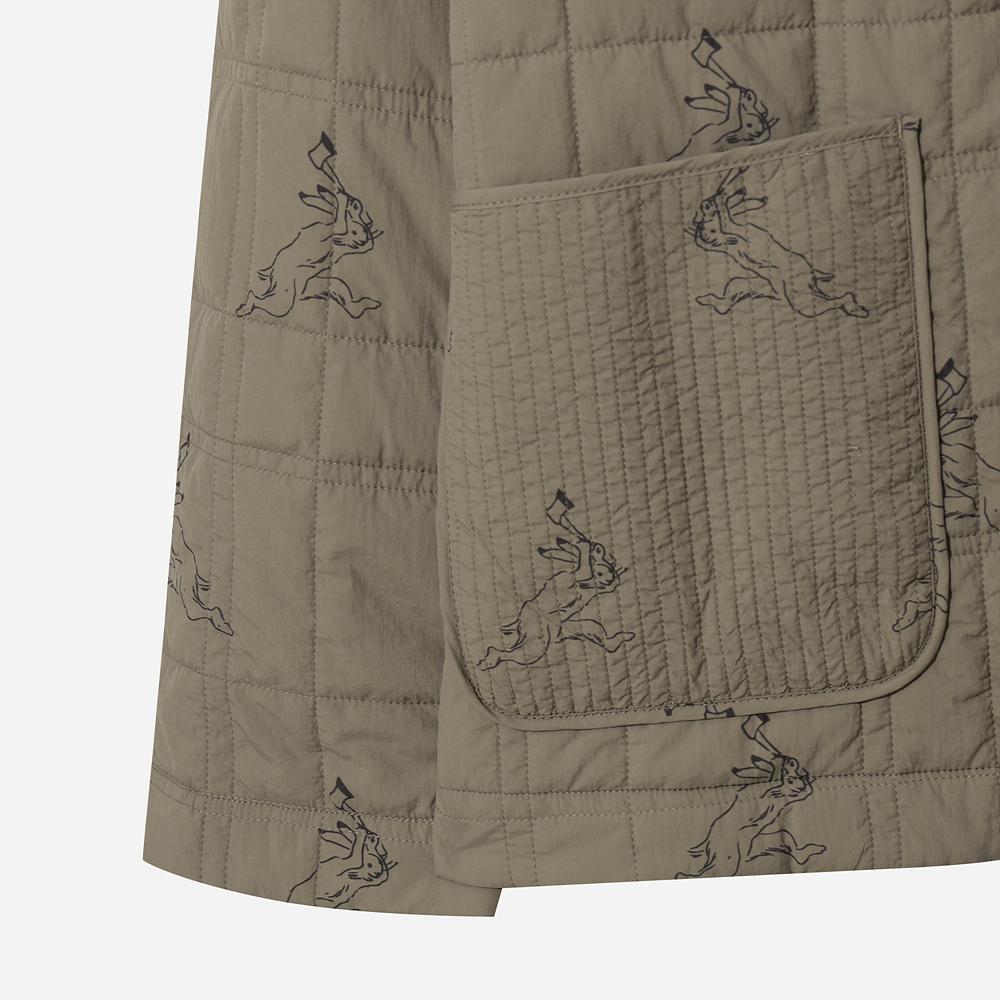 Dod Kantar Thinsulate Padded Jacket (Charcoal Grey Pattern)