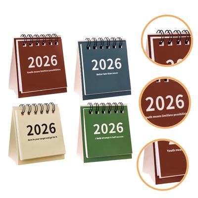 Календарь с июня 2025 года по декабрь 2026 года Простой Мини-настольный календарь Кавайный Список дел Ежедневное расписание Настольный планер Канцелярские принадлежности для дома и офиса