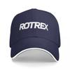 Rotrex Logo White Baseball Cap cute funny hat Golf Men Women's