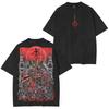 Bloodborne Ludwig The Accursed Holy Blade Grim T-shirt Hunter and Lamp Messengers Oversize Washed Summer Casual Streetwear Short Sleeve Tee Tops