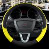 Для SEAT Exeo 2008 ~ 2013 Автомобильный чехол на руль из искусственной кожи Нескользящий 9 цветов Автоаксессуары Быстрая доставка