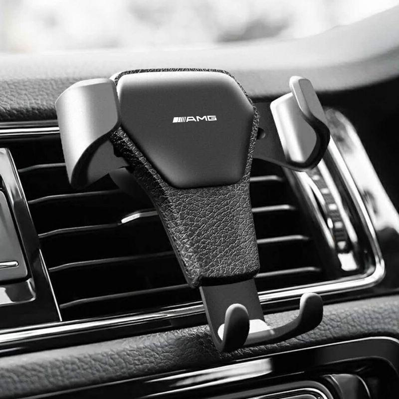 1PCS Gravity Car Phone Holder Air Vent GPS Stand Accessories For Mercedes Benz AMG GLE GLS GLC CLA GLB ML W204 W206 W205 W212 W203
