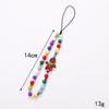 Factory Price Phone Strap Christmas Series Mobile Phone Chain Lanyard New Jewelry for Women Simple Santa Claus Beaded Rope