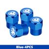 For Vauxhall 4Pcs/set Car Wheel Tire Valve Caps Air Stem Dust Covers Corsa Astra Mokka Grandland Crossland Combo Life Stem Caps1