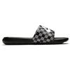 Nike Victori One Printed Slide Just Do It Checkered Men Sneakers Black White CN9678-004