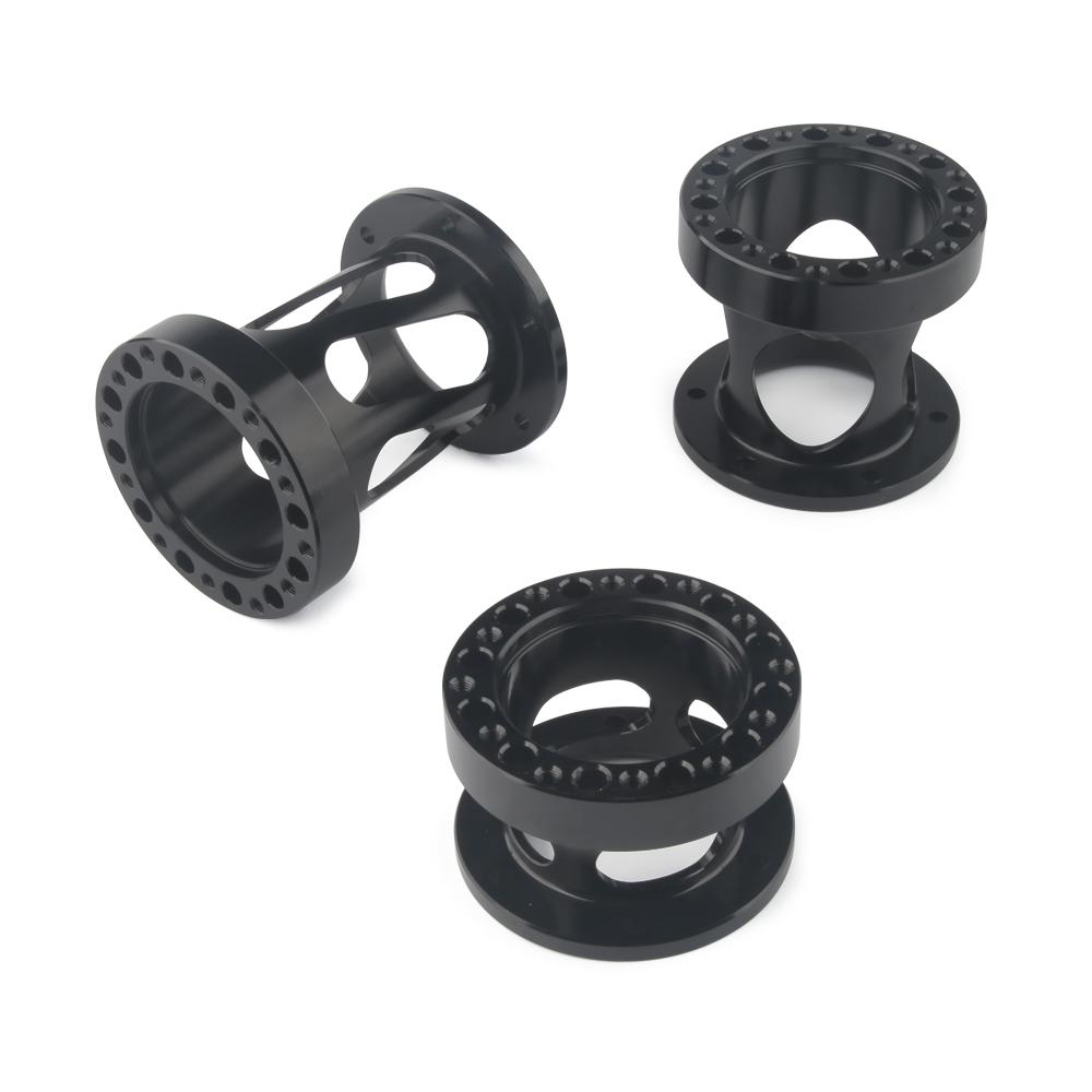 New hollow out Universal Steering Wheel Hub Spacer 51/76/101 mm Steering Wheel Hub Boss Kit Adapter Spacer Black