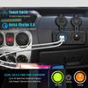 12 В USB панель с разъемом для быстрой зарядки 3,0 20 Вт Dual PD USB C розетка адаптер прикуривателя для автомобиля, лодки, мотоцикла, автофургона