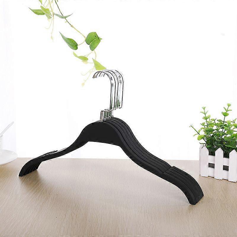 20 Non-Slip Plastic Coat Hangers for Tops & Shirts, 40cm