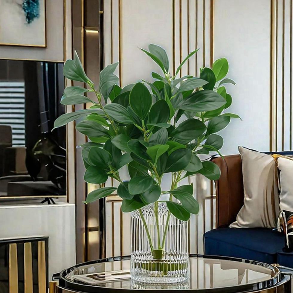 Artificial Plants Green Yulan Office Bride Bouquet Wedding Home Vase Garden Wreath Courtyard Dining Table Outdoor DIY Gift Decor