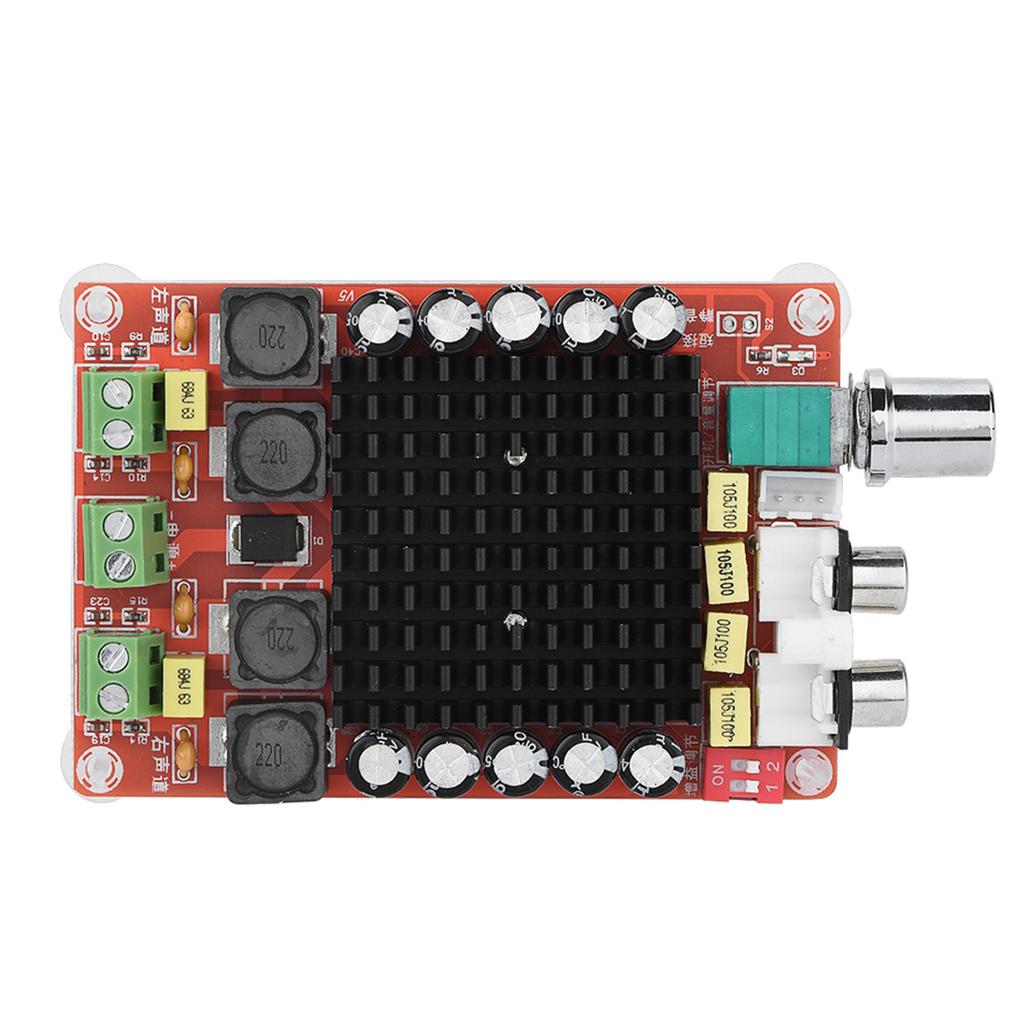 18 100 кГц Сверхмощная цифровая плата усилителя мощности Аудиоусилитель 2x100 Вт