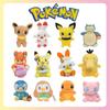 Покемон Мягкая Игрушка Pawmi Pikachu Scorbunny Mew Pichu Snorlax Eevee Charmander Piplup Rowlet Мягкая Коллекция Кавайная Плюшевая