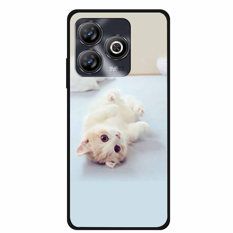 Phone Case For ZTE Blade A75 4G Back Cover Case Shockproof Black Silicone Soft Funda For ZTE Blade A75 4G Case A 75 6.6" Coque